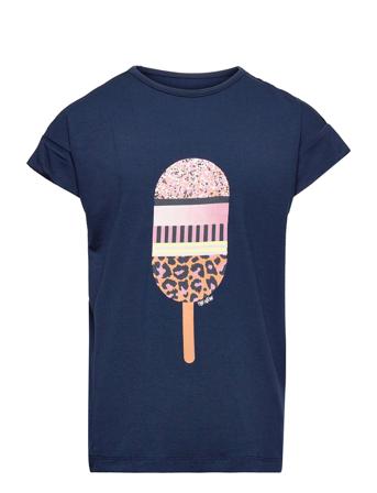 Tnchrissa S_S Tee T-shirts Short-sleeved Blå The New