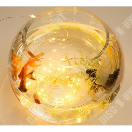 Ljusgirlang LED - TD - 10M - 100 LEDs - Fjärrkontroll - Kall vit