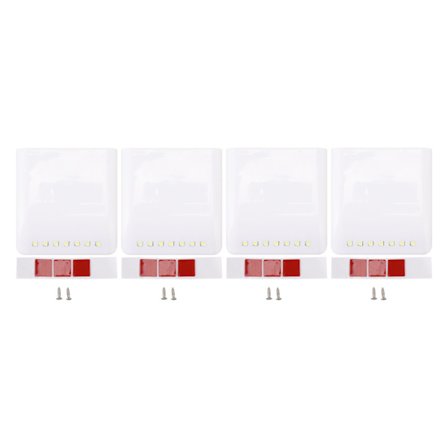 4 Pak LED Skabslys 7 LED Bevægelsessensor Under Skabsbelysning 2700K Varm Hvid til Garderobe Skuffe