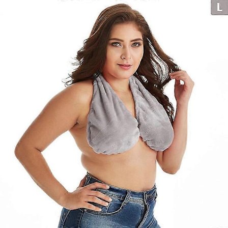 Handduks-BH Badhandduk Hängande Nacke Omlindad BH Stor Byst Hängande Nackhandduks-BH