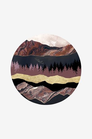 Malerifabrikken - Bilde Autumn Mountains 1 - Rød - Bilder & skilt - Fra Homeroom