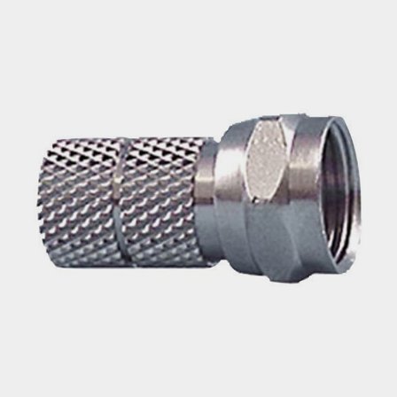F-kontakt för 6mm kabel (koaxial)