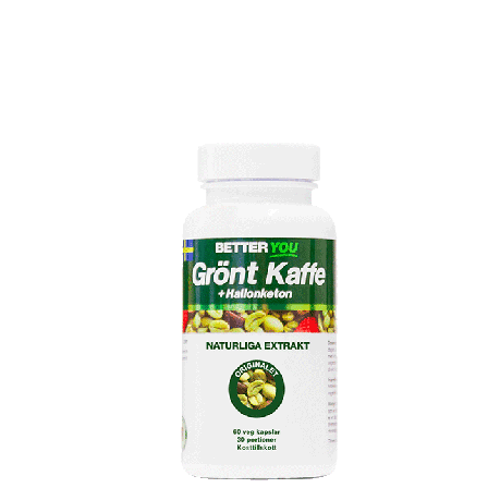 Better You Grönt Kaffe + Hallonketon 60 kapslar