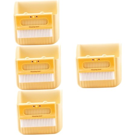 4 Sæt Mini Kost Mini Kost Og Fejebakke Praktiske Detaljebørster Sæt Bordkost Lille