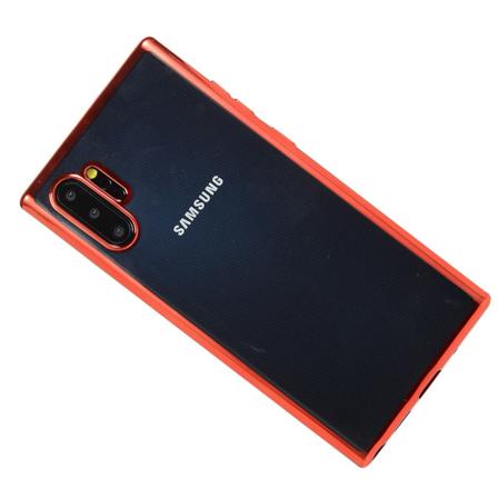 Samsung Galaxy Note10+ - Stötdämpande Silikonskal (FLOVEME) Röd