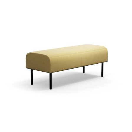 Modulsofa VARIETY, 2-Sitzer, Stoff Pod CS, gelb