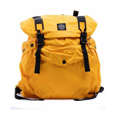 Stone Island Rugzaks , Geel , Heren , Maat: ONE Size Rugzakken