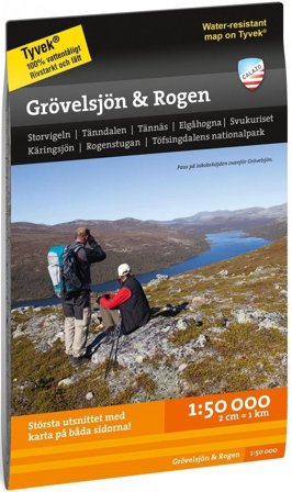 Calazo Fjällkarta Grövelsjön & Rogen 1:50 000