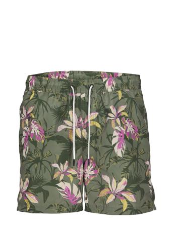 Jpstfiji Jjswim Aop Originals Ly Badeshorts Green Jack & J S
