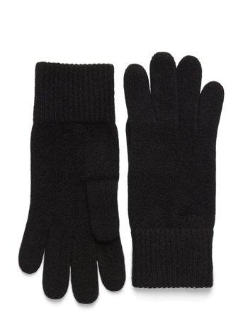 Hestra Ladies' Cashmere Glove 2½ Bt Camel - Black - ONE SIZE