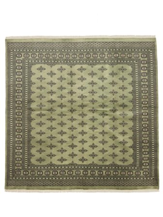Handgeknüpft Buchara 2Ply 242X246 Wollteppich Groß