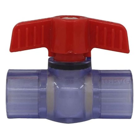 PVC kuglehane 20 25 32 40 50 63mm lim-på ventil kuglehane kuglehane swimmingpool kuglehane (Indvendig diameter 20mm)