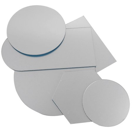 6 KPL Valokuvarekvisiitta Akryylipeili Heijastuslauta Geometrinen Muoto Heijastin Valokuvaustausta O