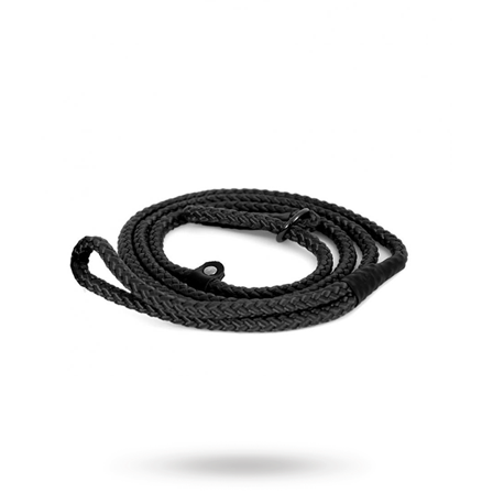 Dogman Retriever Kobbel Iris Svart 160cm - Tekstilkobbel, Rullekobbel, Kjørestrikk, Lærkobbel & Øvrige hundekobbel på Doggie.no