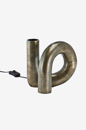 PR Home - Lampunjalka Notice Swirl 18 cm - Messinkiä - Lampunjalat - - Homeroom