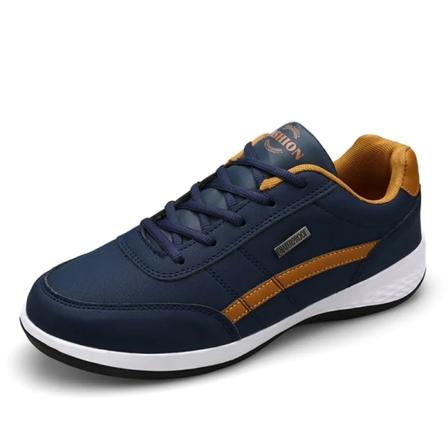 Mode Casual Chaussures Herr Tennis En Plein Air Sneakers Léger Confortable À Spetsar PU Formatörer pour Hommes