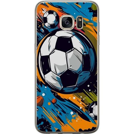 Mobilskal till Samsung Galaxy S7 edge med Fotbollar