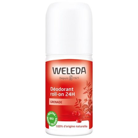 Deodorant - Weleda - Granat - 24t - Roll-On 50ml - Uden aluminiumsalte