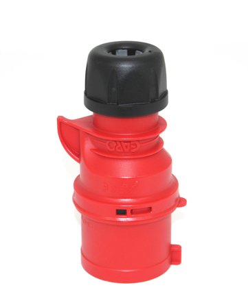 Garo Basic Støpsel IP44 5-polet 32 A 6 h, rød, Stikkontakter & kabler