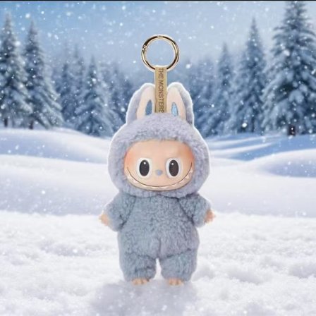 Plysch blind box nyckelring hänge, cola stil väska, docka, docka