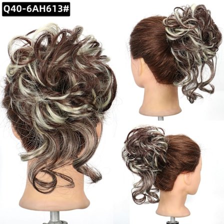 Långt hår Bulle Extension Scrunchie