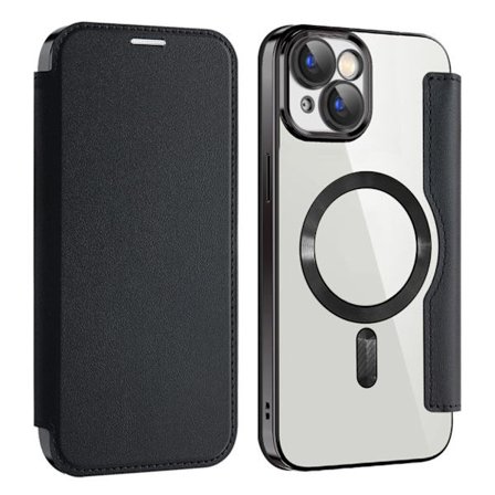 AMORUS iPhone 15 Cover with MagSafe - Black