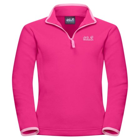 Jack Wolfskin Gecko Kids Children Mid layer tops Pink 140