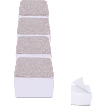 Sengforhøjere Møbelforhøjere Tilføj 2 Tommer Højde, Massivt Stål Støtte 10000 Pund, Bordforhøjer, Stol eller Forhøjer