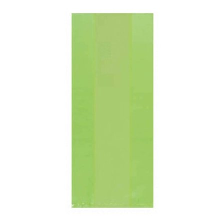 Amscan Plastpåse för Godis (25-pack) Standard Kiwi Grön