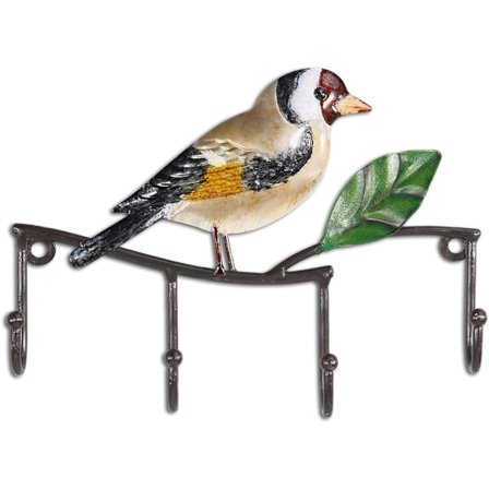 Fågel dörrkrok nyckel dörrkrok dekorativ krok vintage design hängare med 4 H
