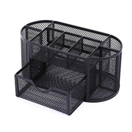 Hemma Skola Klassrum, Skrivbordsmaterial Med Multifunktionell Förvaring Och Låda, Pennhållare Pappersvaror