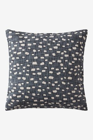 Jotex - Kissenhülle 50 x 50 Cm Dunkelblau/Naturweiß - KOFI - Kaufe Dekokissen und Kissenbezüge bei Jotex