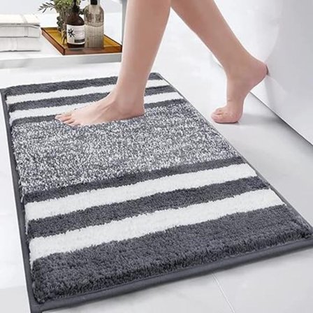 Ultra Thick Bath Mat for Bathroom Non Slip Bath Mat Highly Absorbent Bathroom