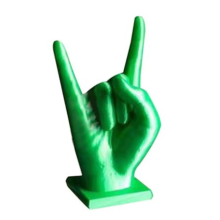 Drum Stick Lagring Kärleksskylt GRÖN