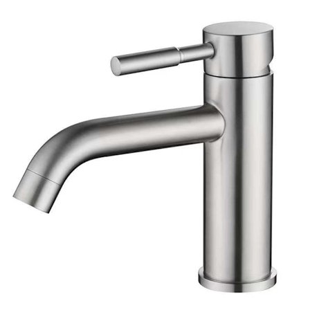 Allas-sekoitusventtiili - Yhden kahvan kylpyhuonehana, hiljainen keraaminen laatikkohana, ruostumaton teräs