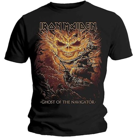Rockoff Trade Iron Maiden Ghost Of The Navigator T-skjorte for menn