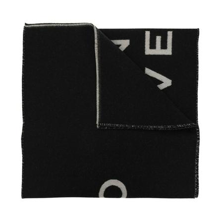 Givenchy Scarf with logo , Zwart , Heren , Maat: ONE Size Sjaals