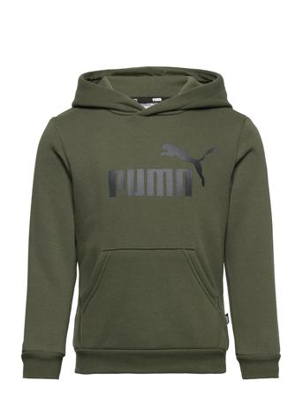 Ess Big Logo Hoodie Fl B Green PUMA