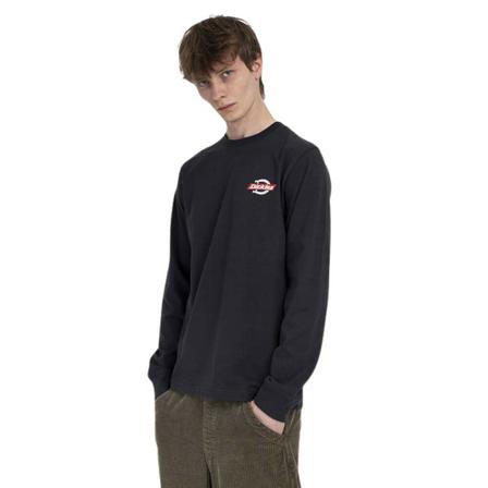 Dickies, Koszulka m?ska longsleeve Ruston Tee Longsleeve Dk 0A4Xehblk Czarny, Mężczyzna, Rozmiar: L