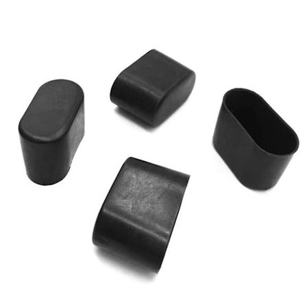 22 stk. 40x20mm Gummimøbelfødder Ferrule Caps Stoppere Oval Bord Stol Benspids Skridsikre Møbelfødder Puder Til Havemøbler, Stoleben