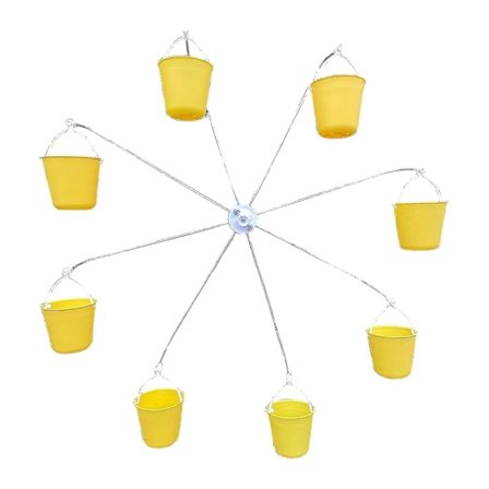 Lintukaruselli Pyörivä Karusellilelu Linturuokinnalla