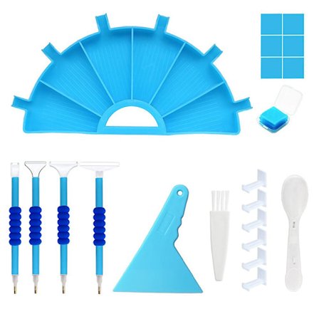 Diamond painting Organizer , Paletthyllverktyg för diamond painting Style 3