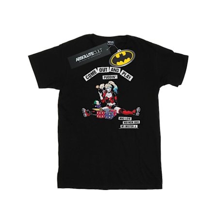 DC Comics Girls Harley Quinn Come Out And Play Bomull T-shirt 5