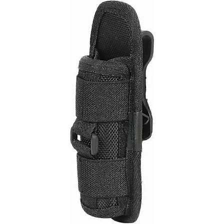 Lommelykt Holster, 360 Graders Rotert Belte Lommelykt Lomme med Klips, Lommelykt Holster, Lommelykt Holder, Svart