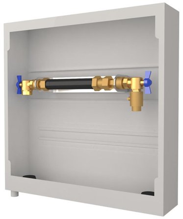 LK Systems 1882304 Vattenmätarskåp 550 x 550 mm Vänster, Installation