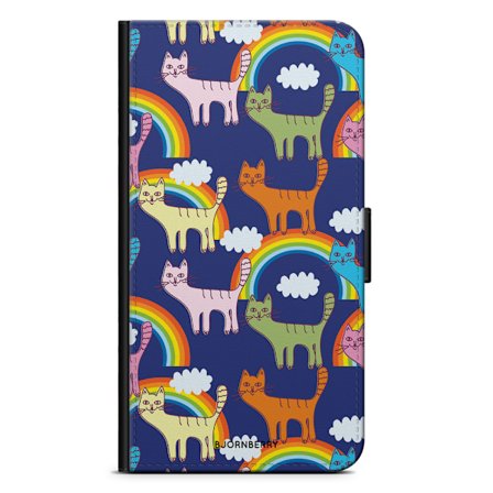Bjornberry Fodral Sony Xperia 10 III - Katter & Regnbågar