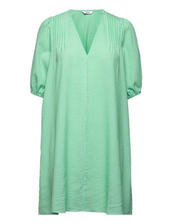 Encoral Ss Dress 6905 Knälång Klänning Grön Envii