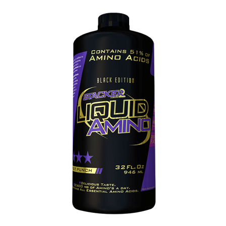STACKER2 Europe Liquid Amino Liquid BCAA 946 ml Fruit Punch