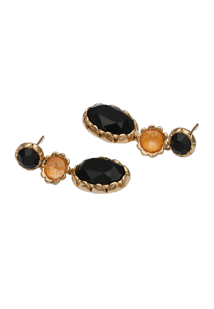 Lily and Rose Audrey earrings Örhängen Dam Svart ONE-SIZE