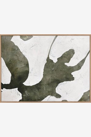 Malerifabrikken - Design Maalaus / Exposure / 120x90 Cm / tammikehys - Vihreä - Taulut - 120X90 - - Homeroom